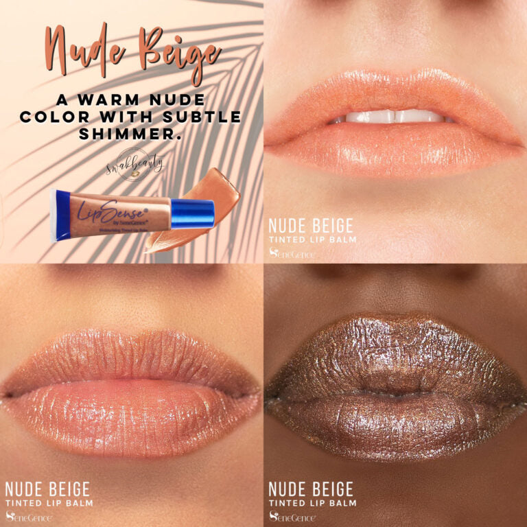 NUDE BEIGE - Moisturizing Lip Balm with Seneplex